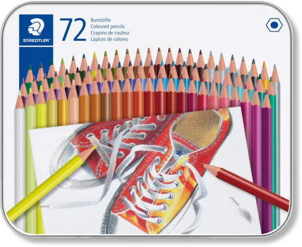 Staedtler Farbstifte im Metalletui 72 Stk